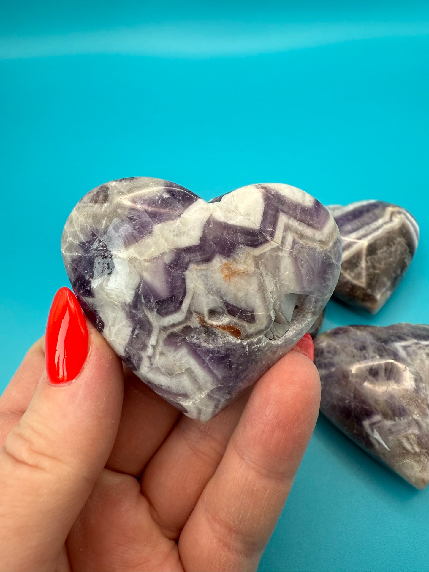 Dream Amethyst Hearts