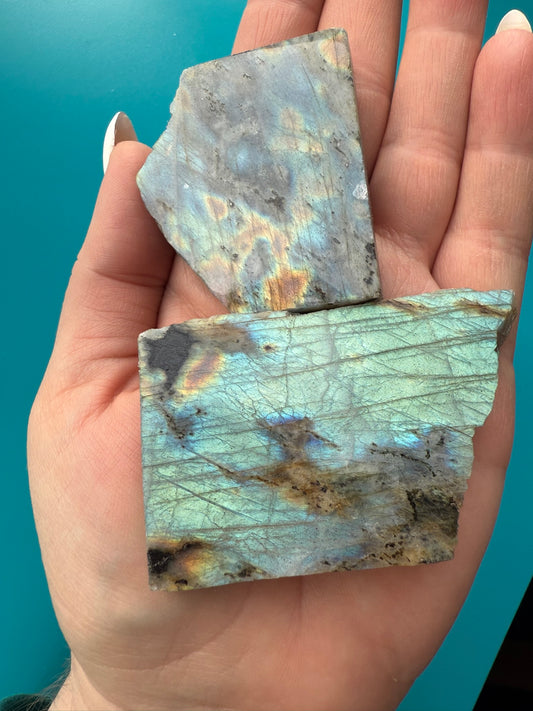 Labradorite Polished Slice