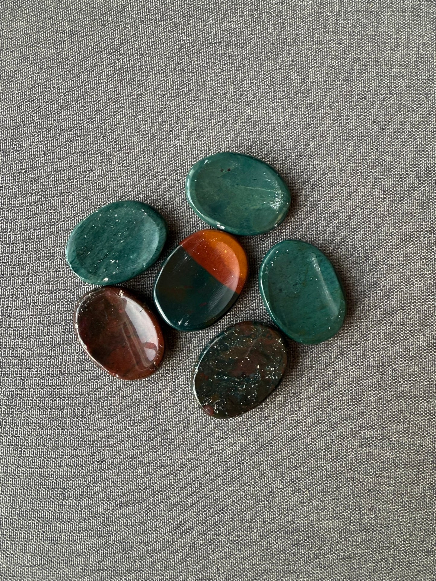 Bloodstone Worry Stone