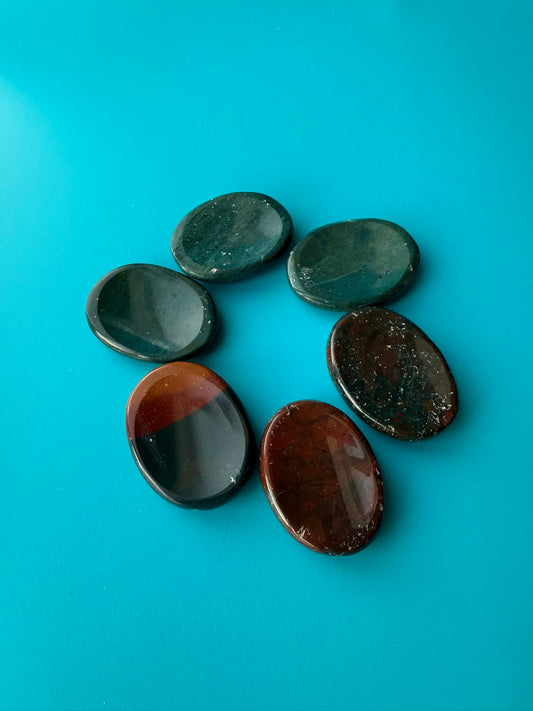 Bloodstone Worry Stone