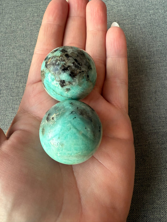 Amazonite Spheres - XS