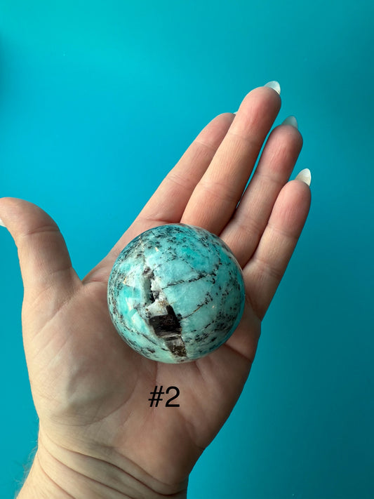 Amazonite Spheres - Small