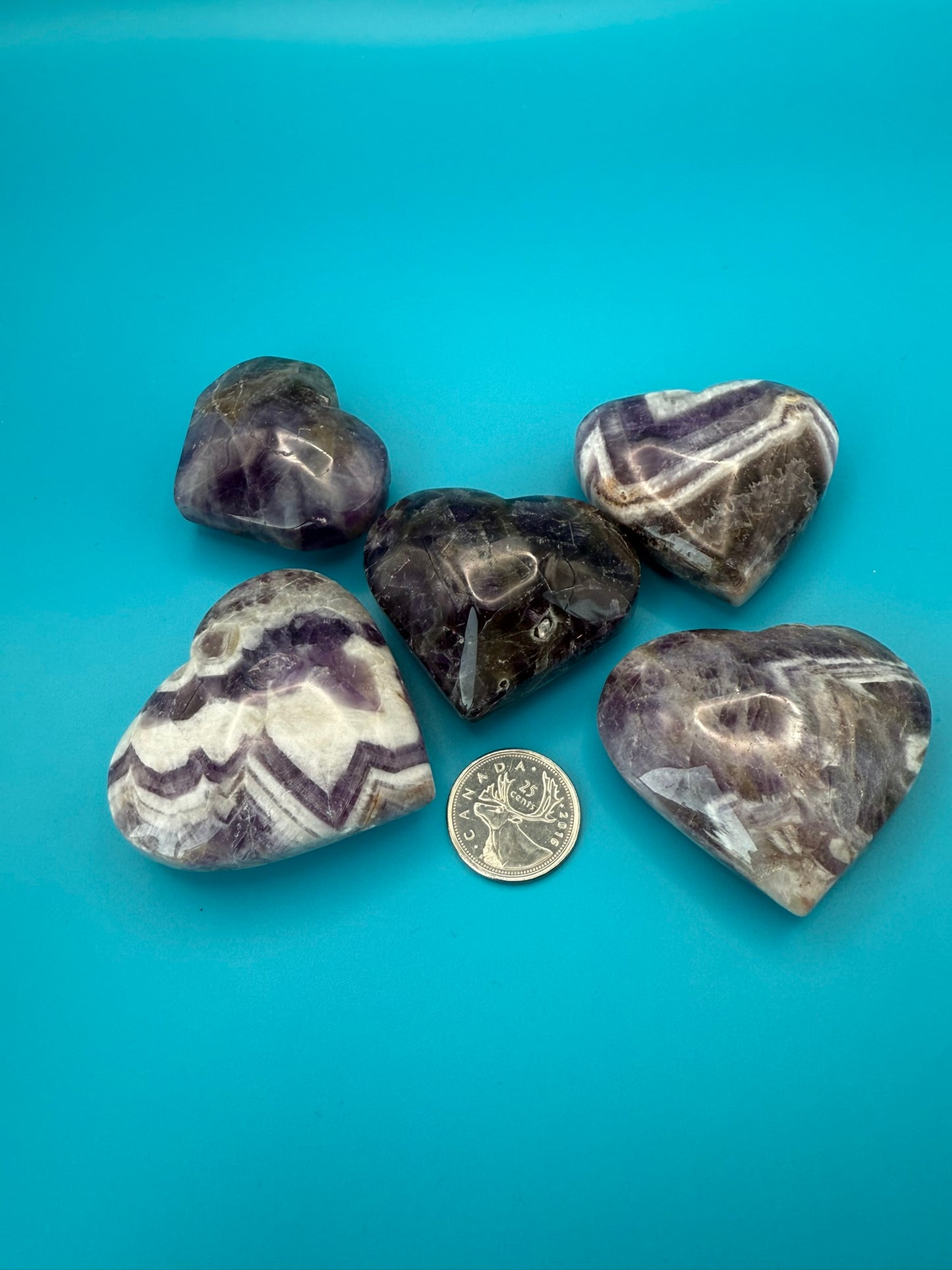 Dream Amethyst Hearts