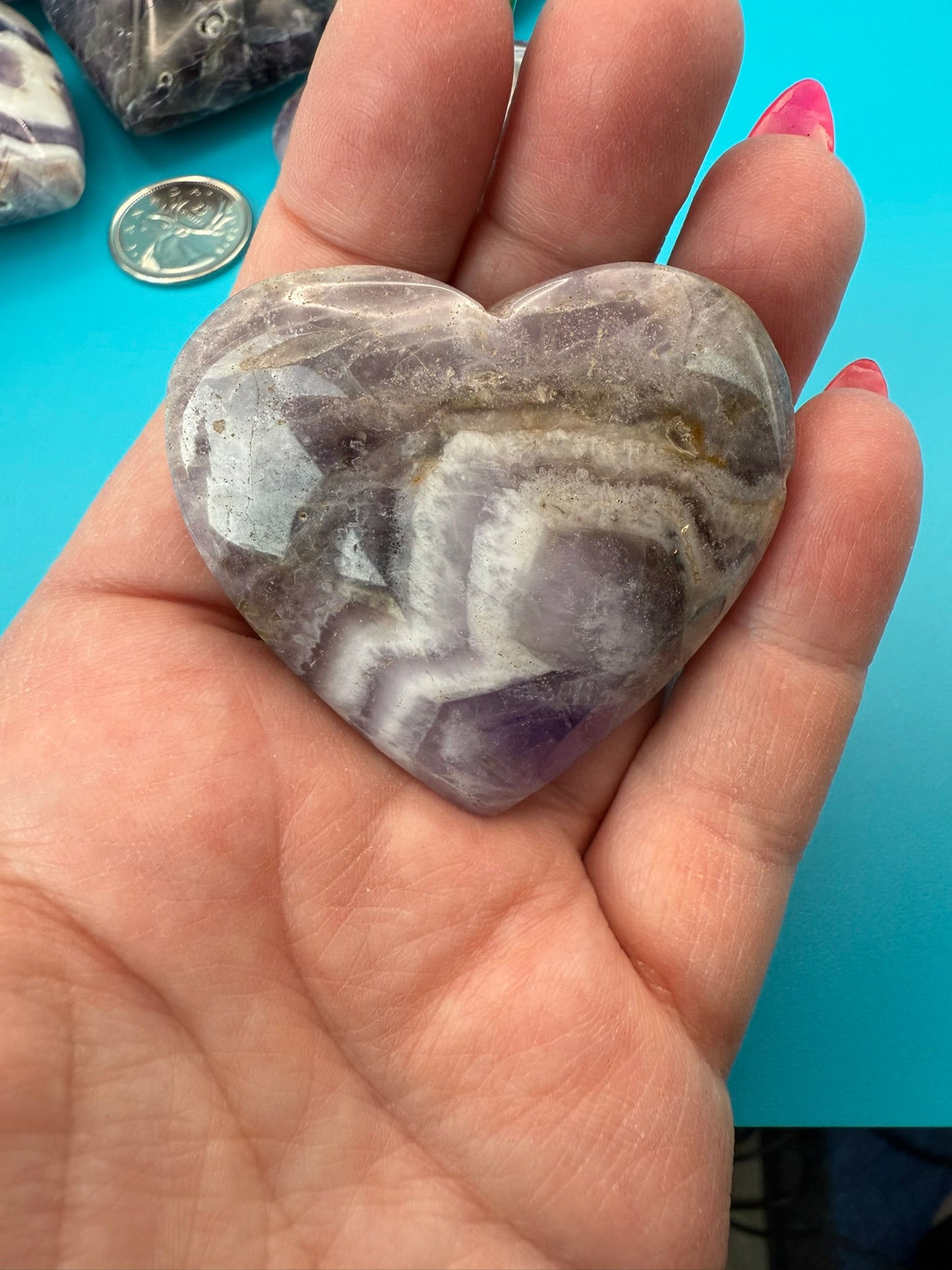 Dream Amethyst Hearts