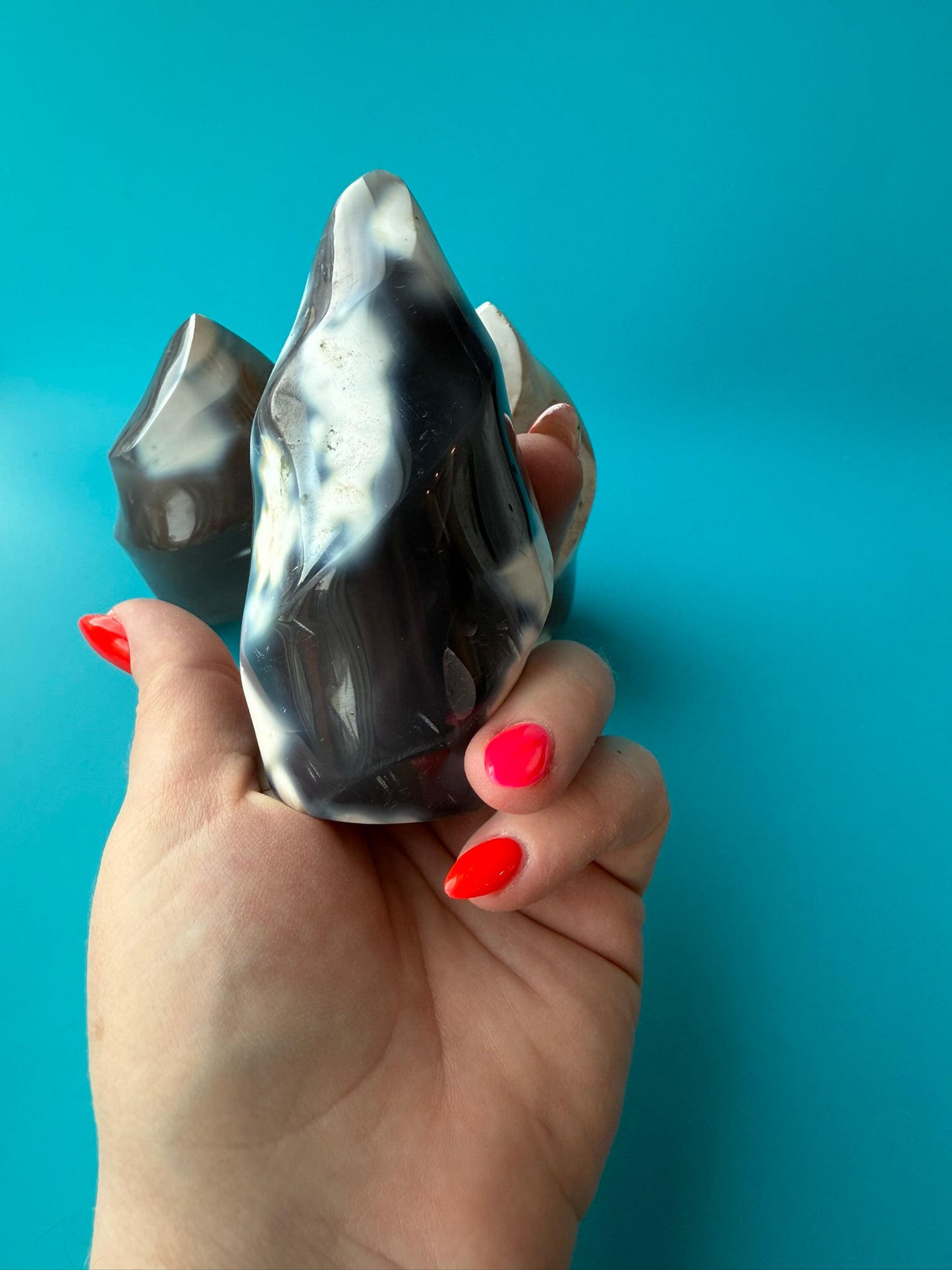 Orca Agate Flame - Statement