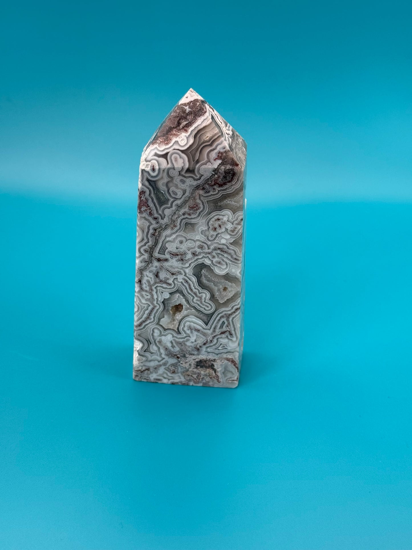 Crazy Lace Agate Tower - Statement