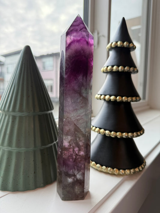 XL Fluorite Tower - Statement