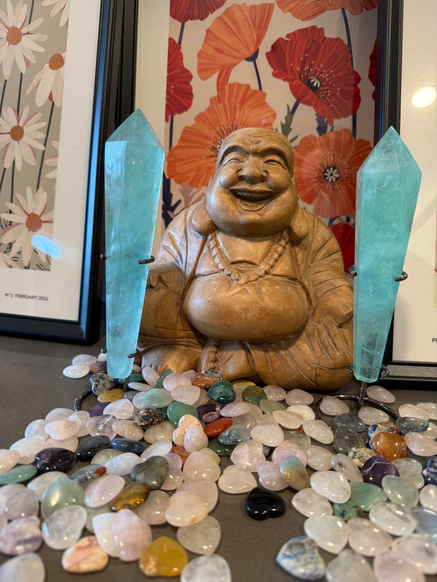 Baja Blast Fluorite Wand - Statement